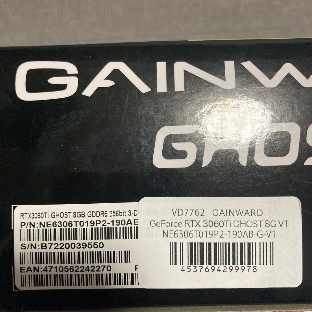 その他 GAINWARD GeForce RTX3060Ti GHOST 8G V1