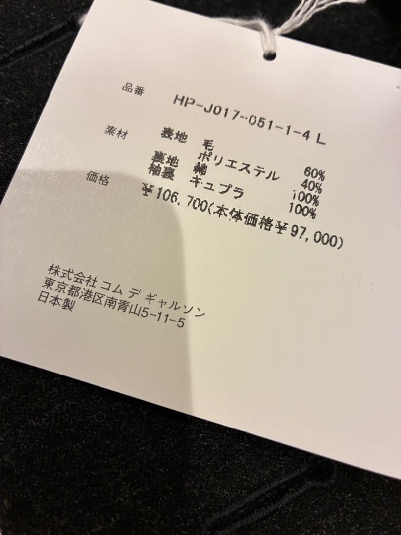 コムデギャルソンオム　25FW ジャケット