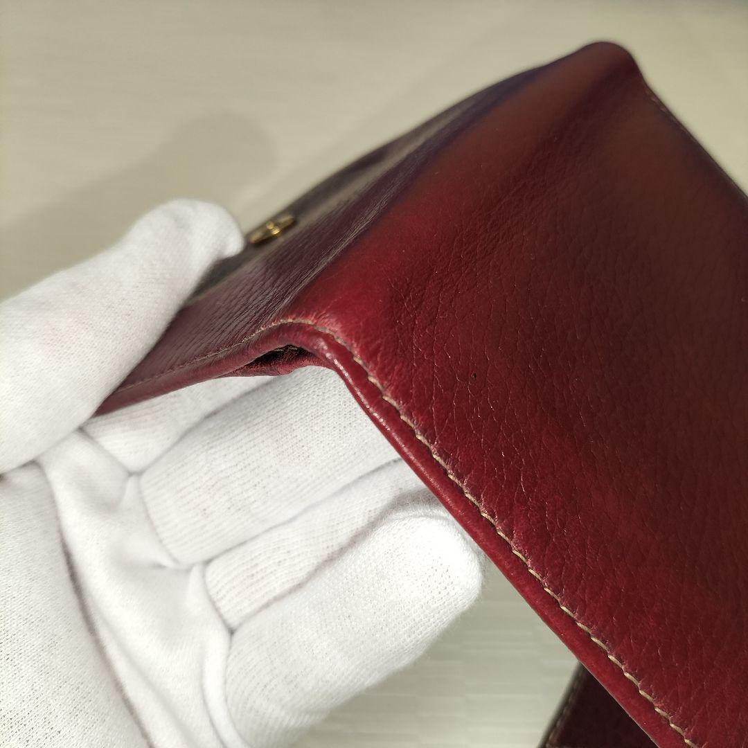 GUCCI 二つ折り財布 シェリーライン