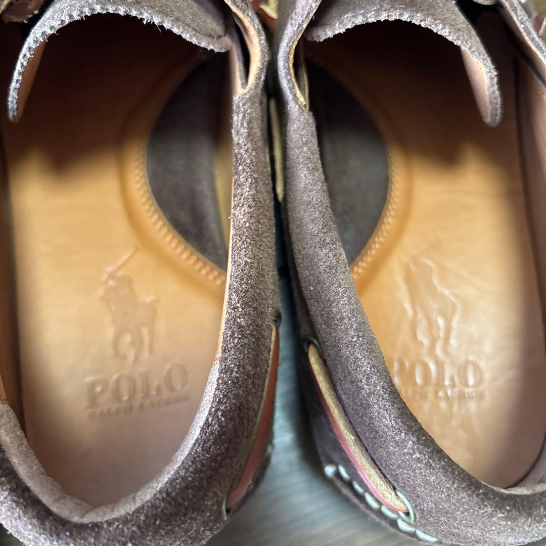POLO COUNTRY 3EYE スウェード デッキシューズ US9