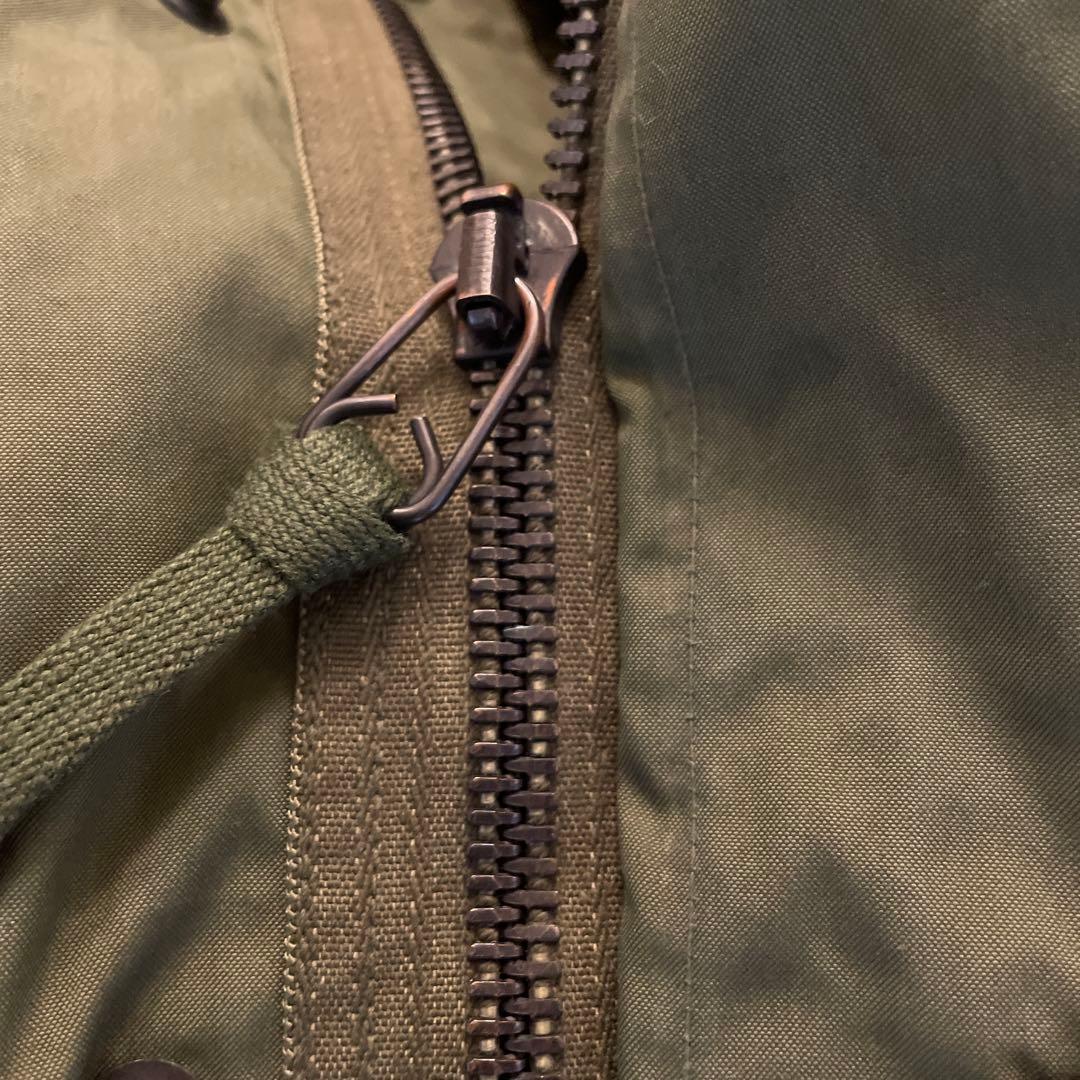 70's 米軍実物 m-65 m65 黒ジップ　フルセット　表記M 実寸XS以下