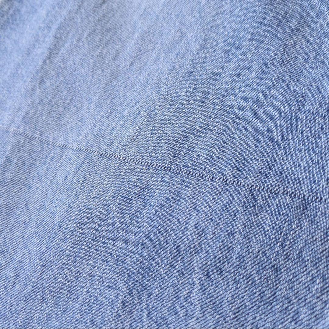 《新品タグ付》ハグオーワー/クロス&クロス　裾フリンジカーブデニムパンツ　S