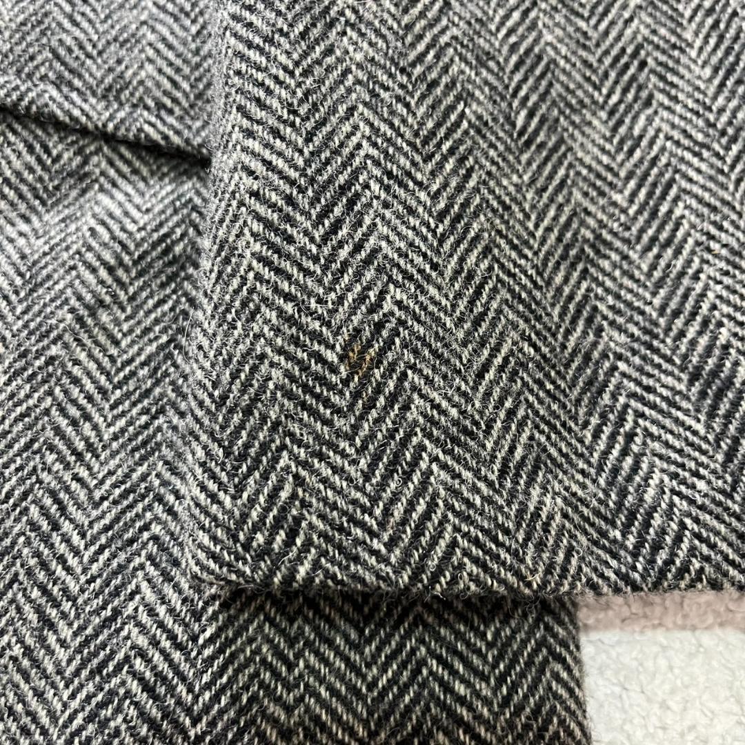 90s ラルフローレン ヘリンボーン ツイードジャケット エルボーパッチ 古着
