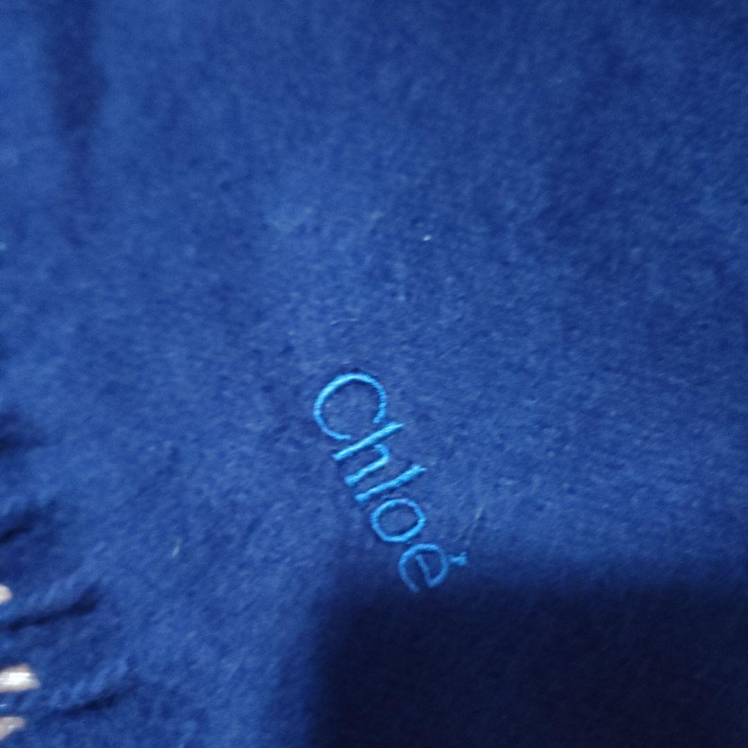 d20 超美品　Chloe　クロエ　マフラー　カシミヤ100　ロロピアーナ　紫