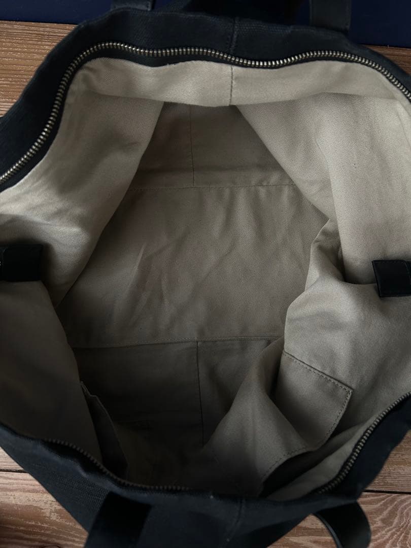 バッグ simply complecated JUTE CANVAS TOTE BAG