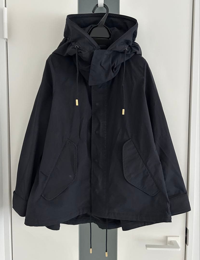 ザ リラクス ブラック モッズコート