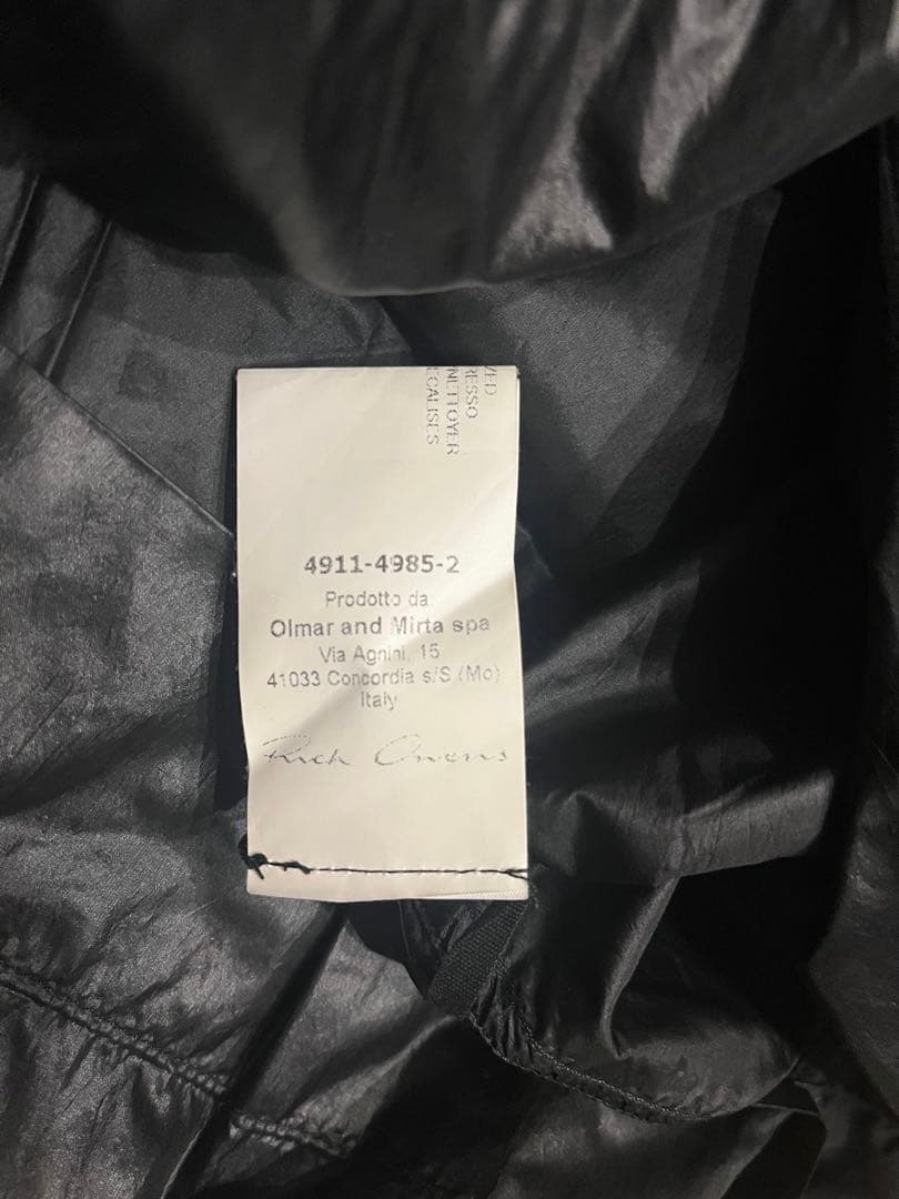Rick Owens 2017SS “WALRUS” ノースリーブ