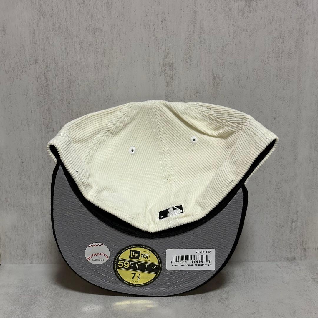 COCOドジャース 59FIFTY ツートン コーデュロイ 71/2