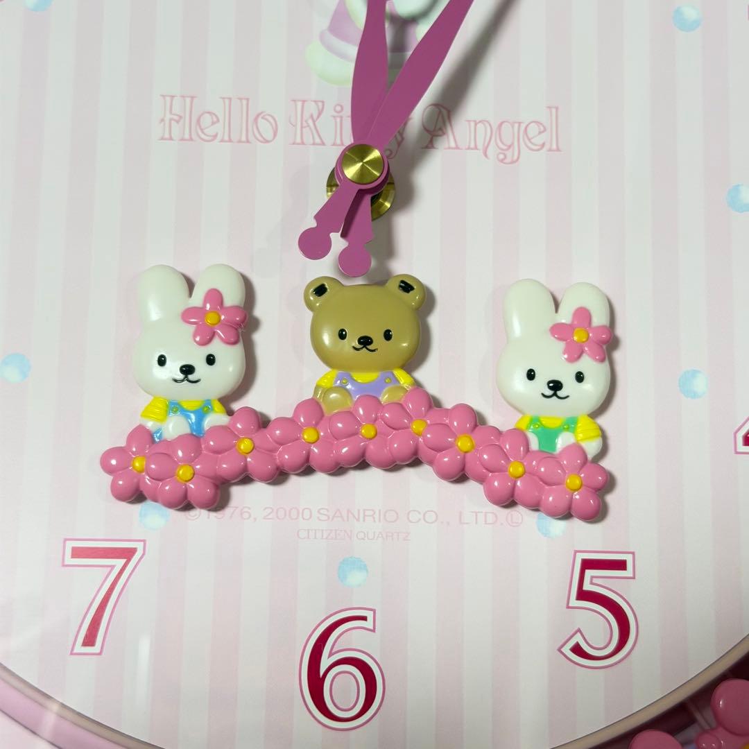 箱付き美品‼︎ 廃盤品‼︎ ハローキティM766 4MH766-013 リズム時計