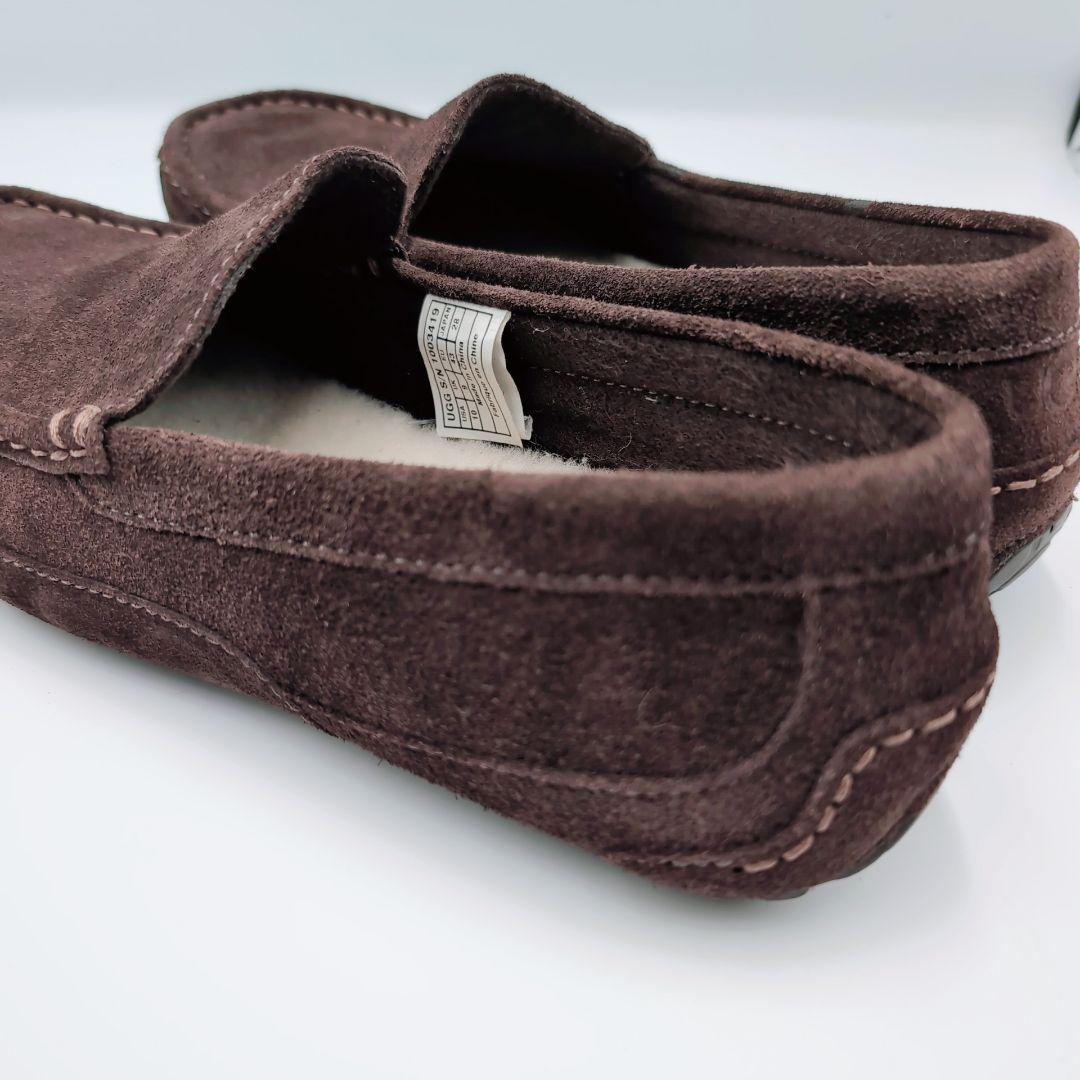 【未使用級】UGG　Alder　28cm　ダークブラウン　ローファー　モカシン