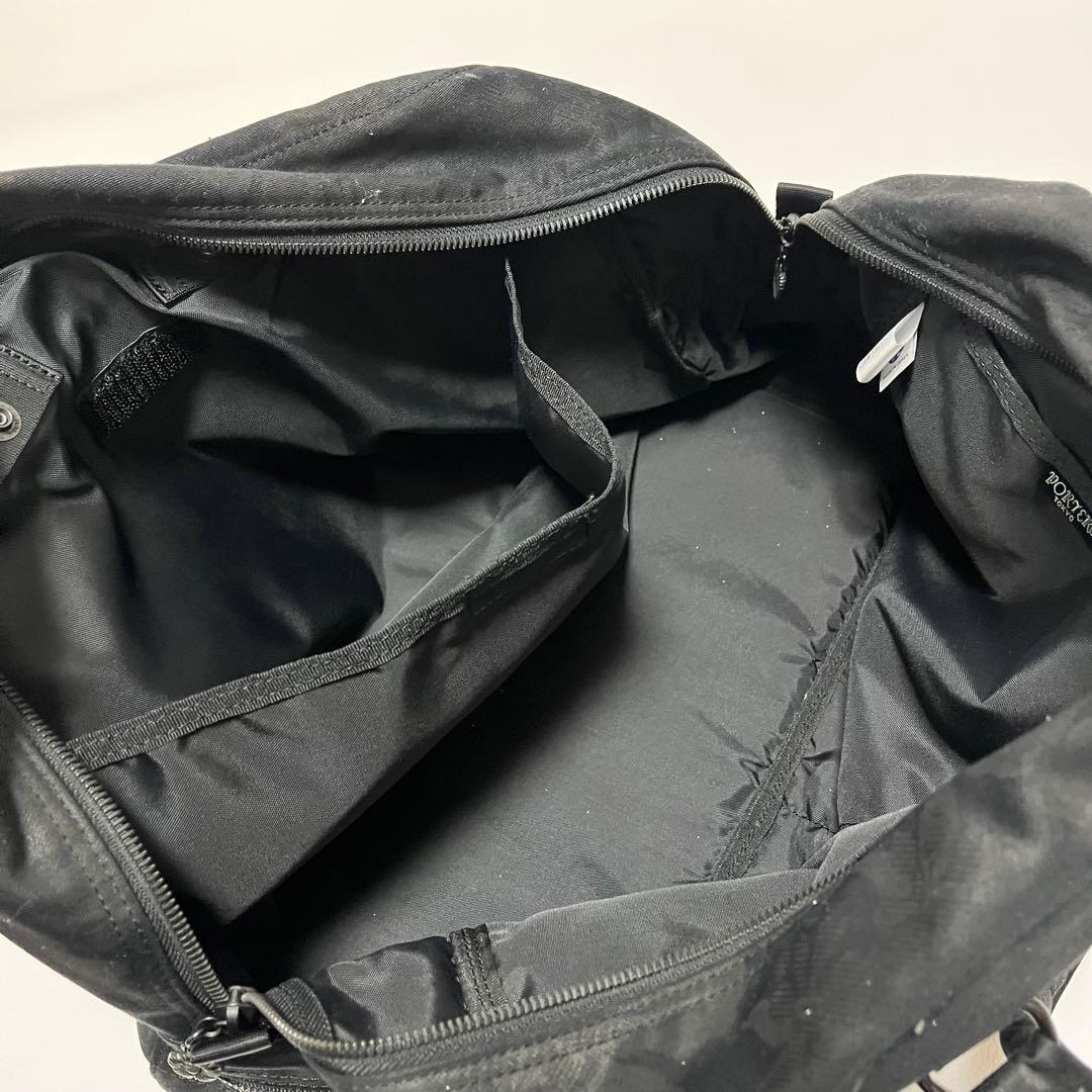 希少 極美品 PORTER ALOHA ボストン 黒　ミニポーチ付き