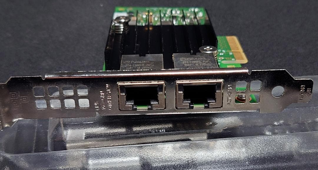 Intel純正 X550-T2 10GbE RJ45×2ポート LANカード