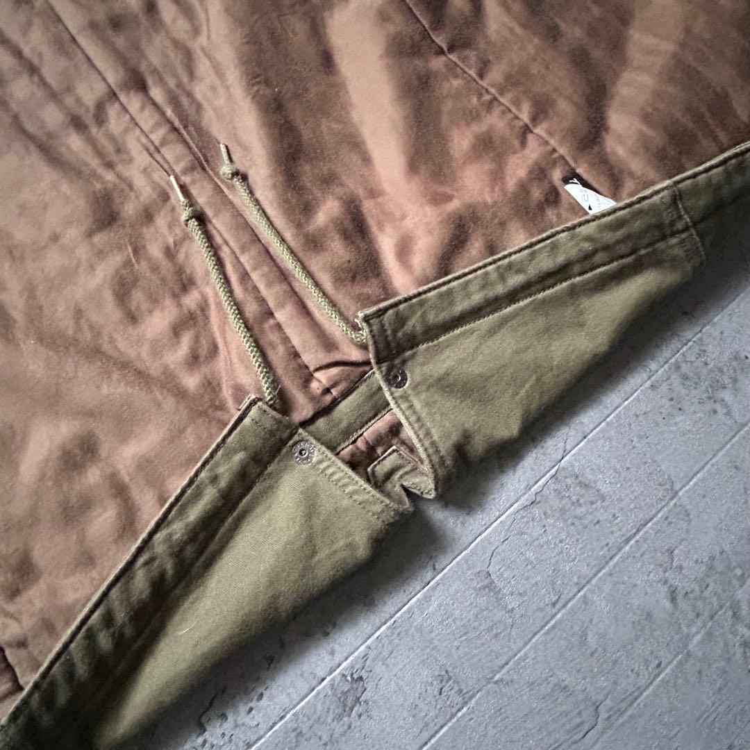 美品 Lounge Lizard フード ラウンジリザード モッズコート L