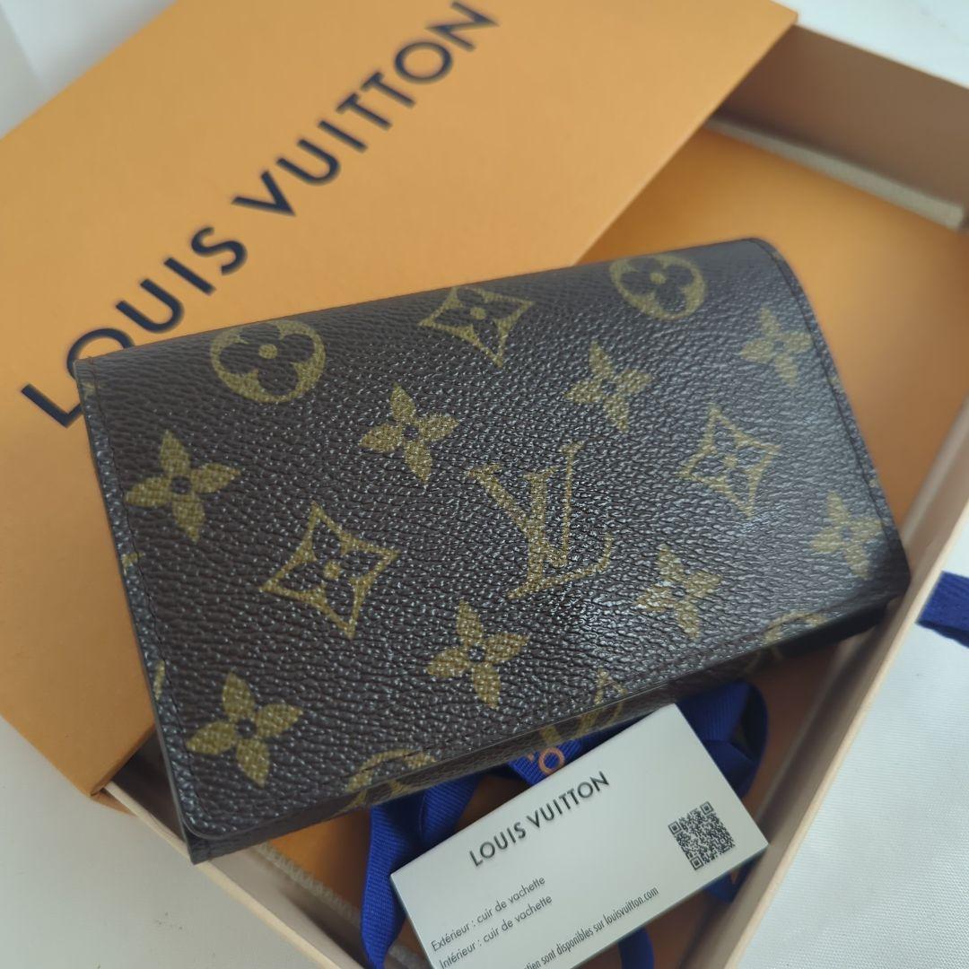 【美品】LOUISVUITTON ルイヴィトン モノグラム 二つ折り 財布
