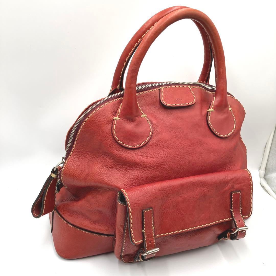 Chloé Edith クロエ エディス ボウラーバッグ ボストンバッグ ラージ