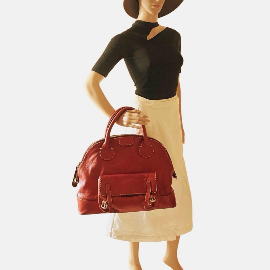 Chloé Edith クロエ エディス ボウラーバッグ ボストンバッグ ラージ