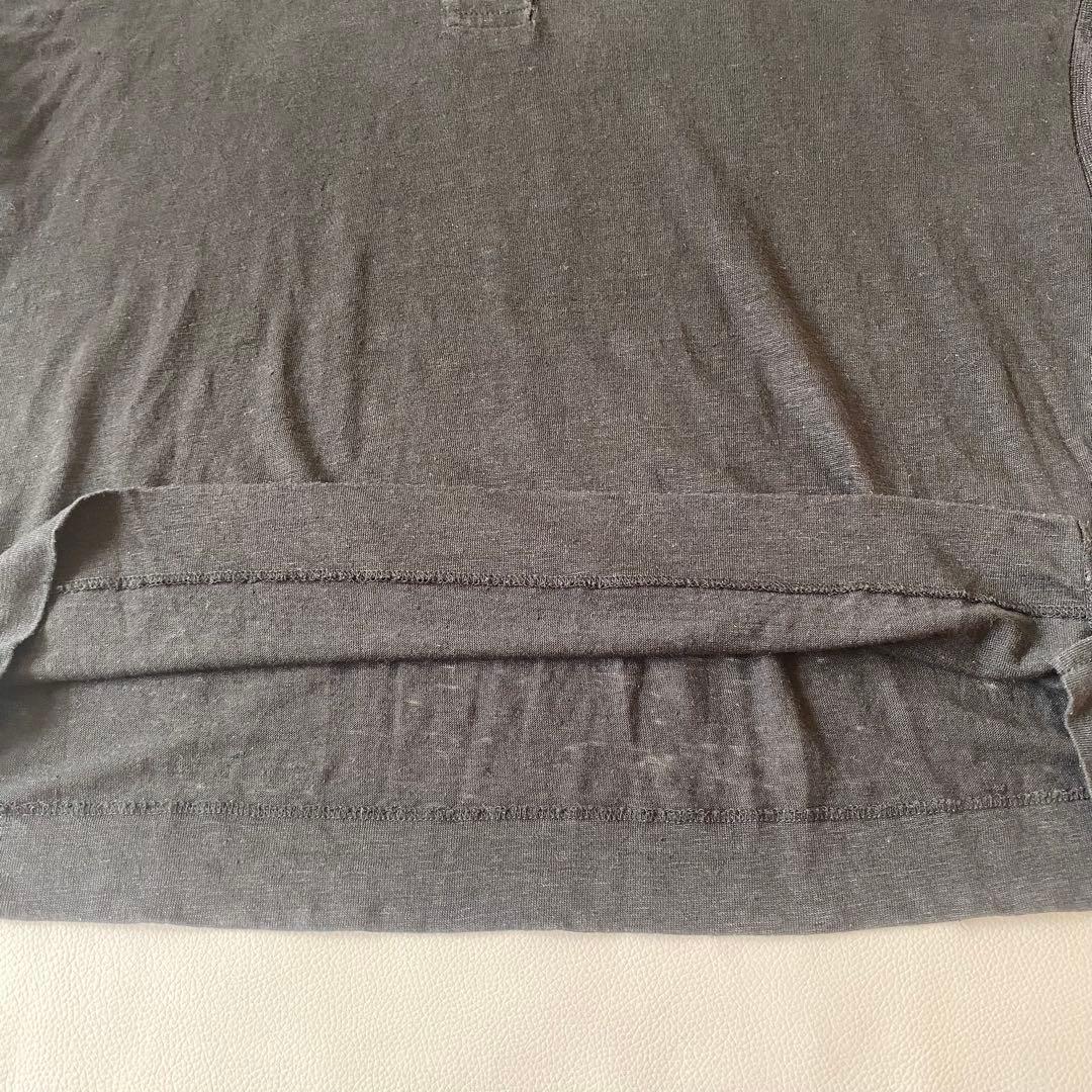【美品】マーガレットハウエル　ポロシャツ　LINEN STRIPE JERSEY