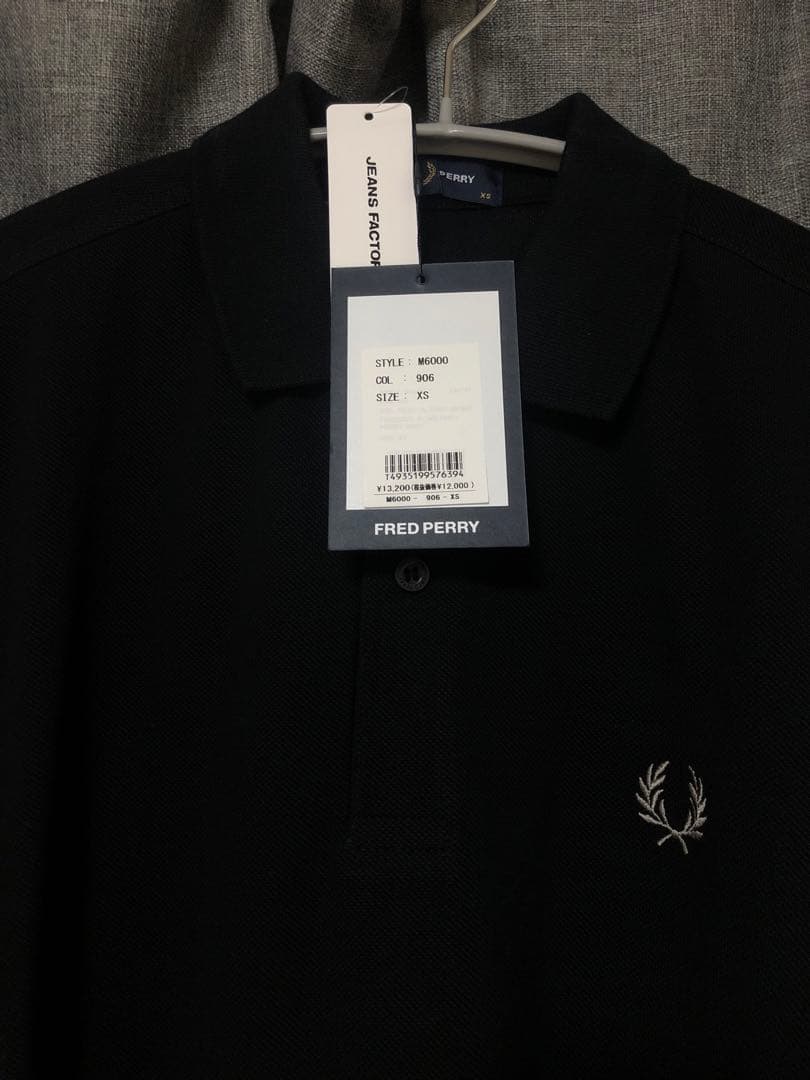 新品　フレッドペリー　ポロシャツ　ブラック