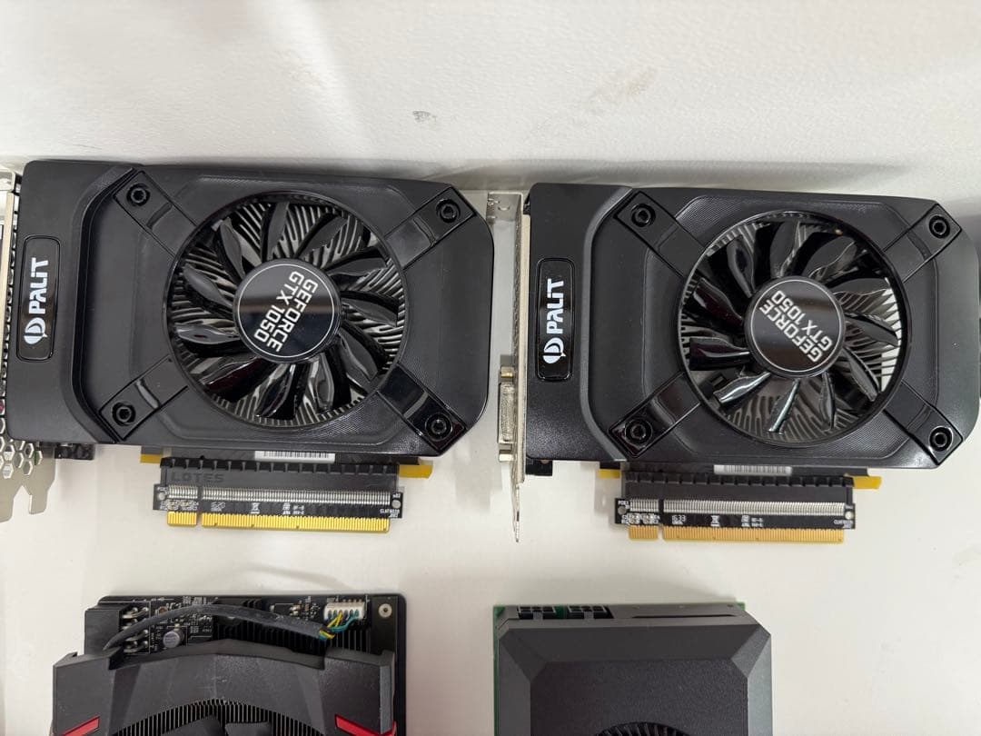 ジャンク・まとめ売りグラフィックボード 9枚セット (GTX980/1050等)
