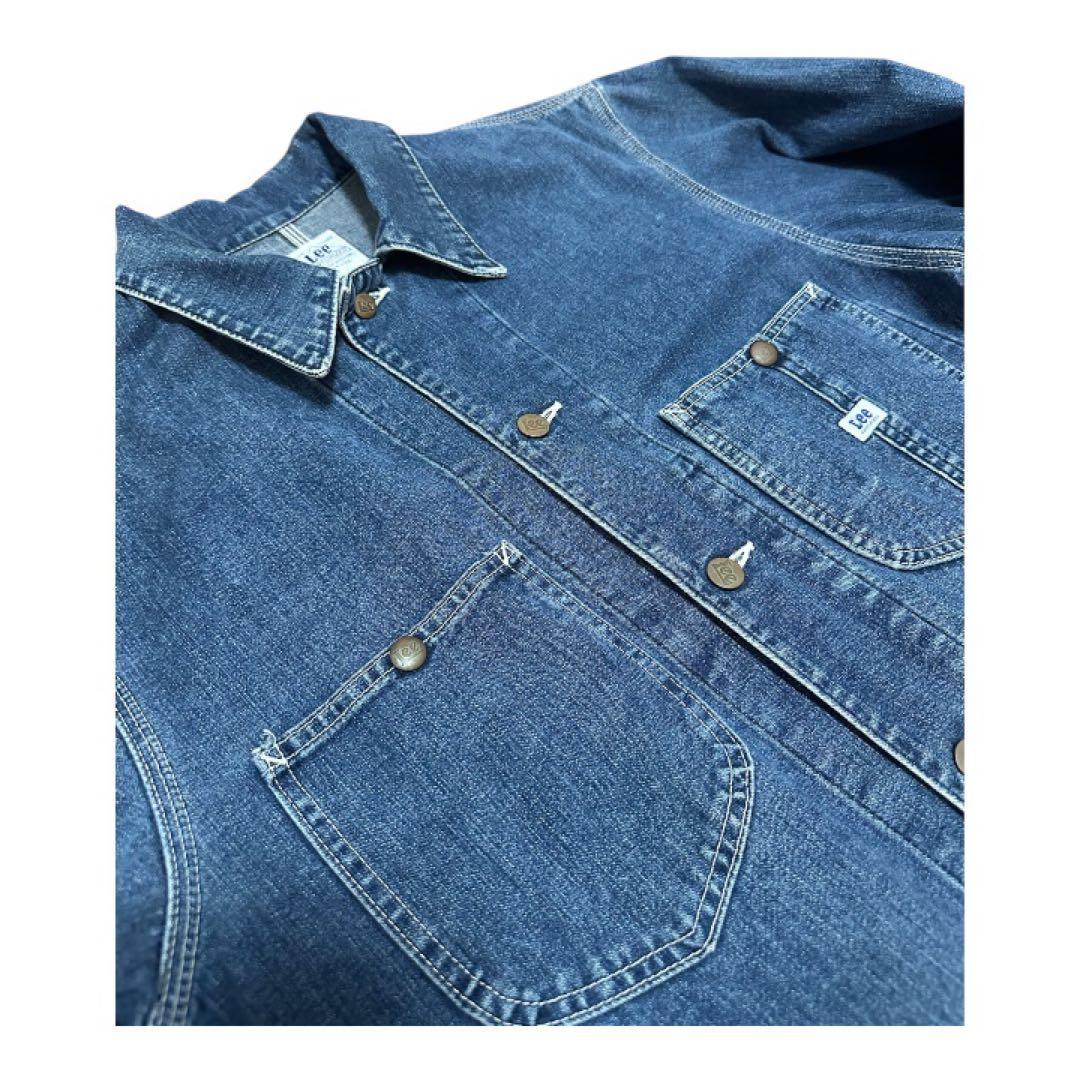 【最終値下げ】Lee 91-J ハウスタグ 加工 デニムカバーオール 復刻　M