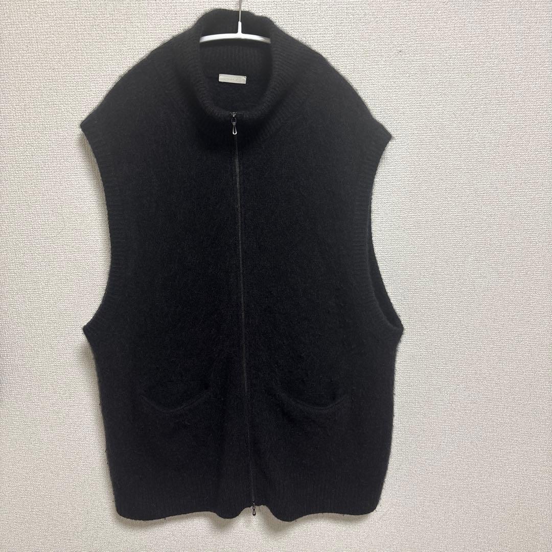 【3連休セール】CASHMERE HARD MILLED ZIP VEST