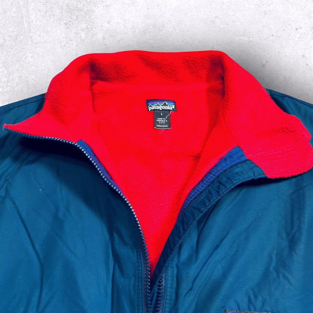 90s Patagonia シェルドシンチラ フリース ベスト USA製