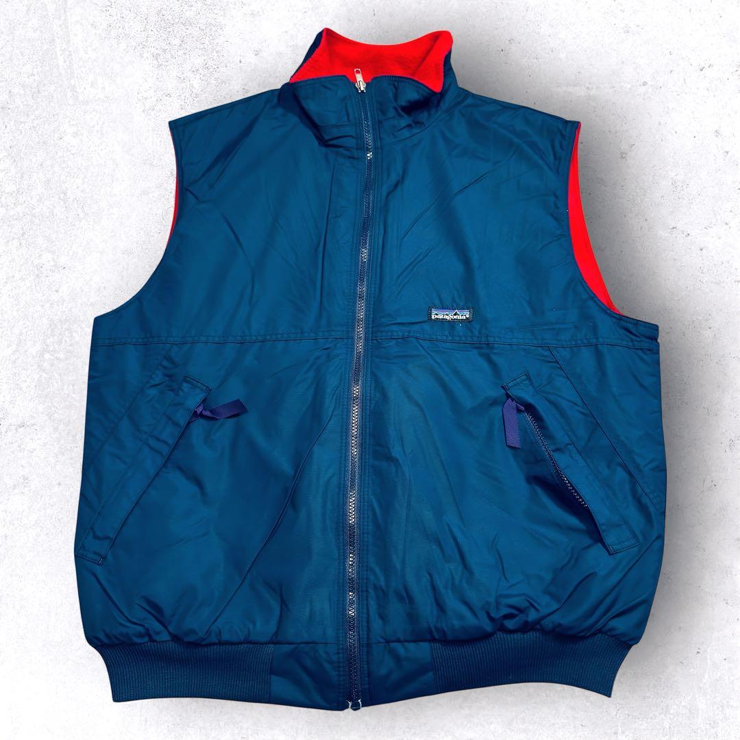 90s Patagonia シェルドシンチラ フリース ベスト USA製