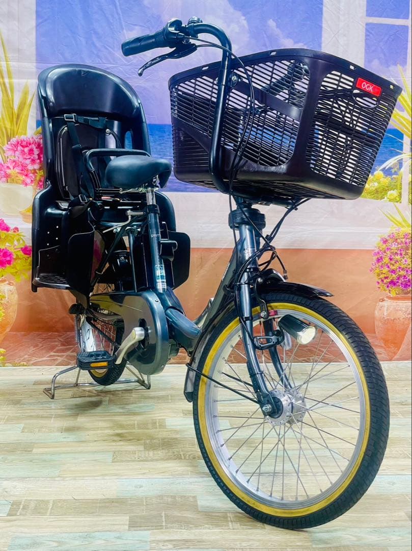 人気モデル！ギュット12AH⭐️パナソニック子供乗せ電動アシスト自転車Y3415