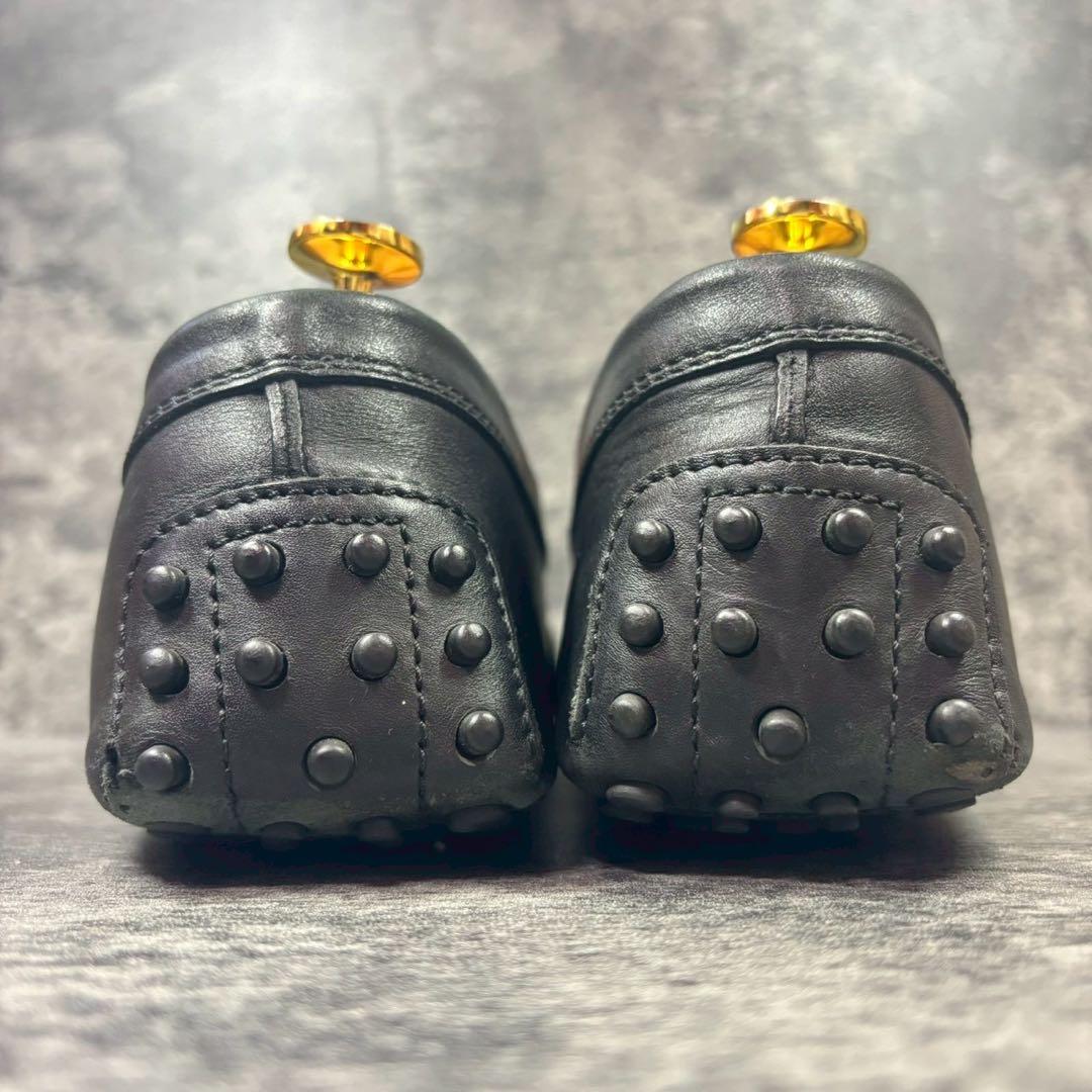 【美品】TOD'S トッズ ゴンミーニ レザー ドライビングシューズ 黒