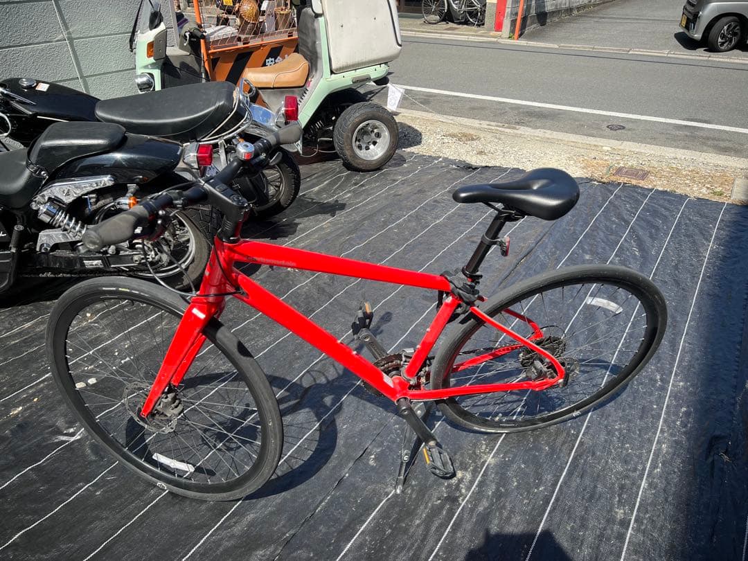 cannondale quick3 赤 クロスバイク