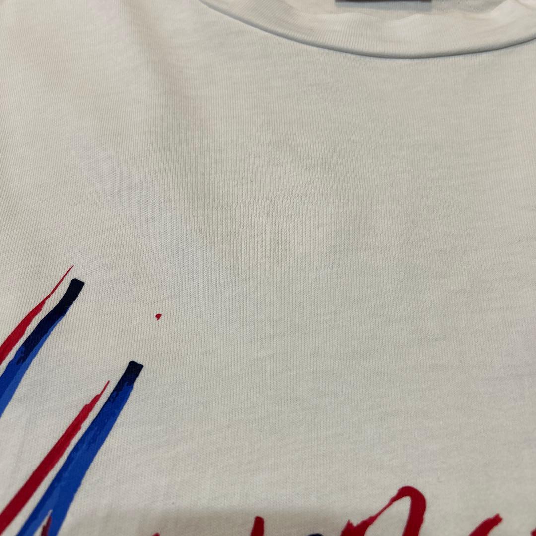 MONCLER 刺繍ロゴ Tシャツ ホワイト