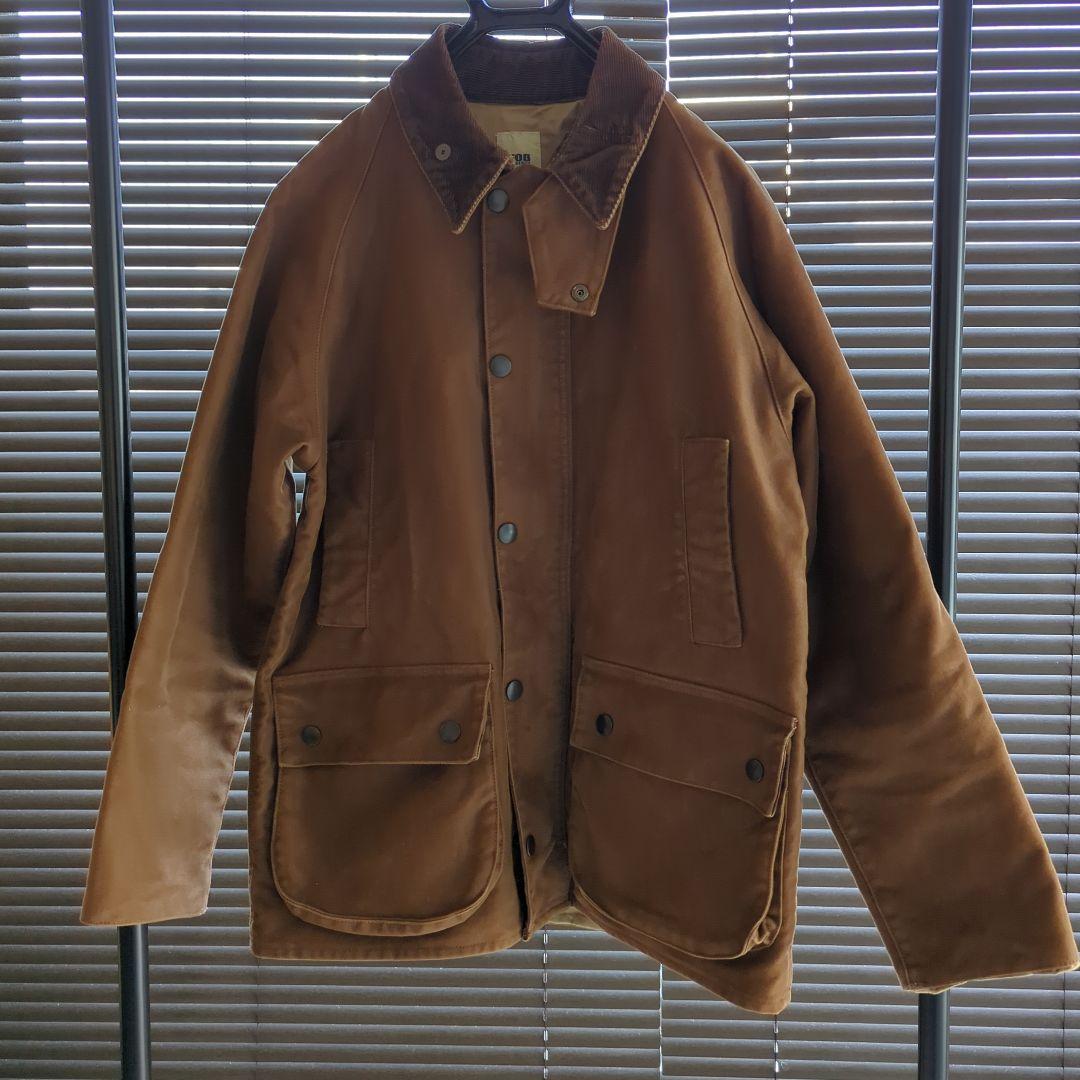 FOB FACTORY モールスキン ライディングジャケット ブラウン S
