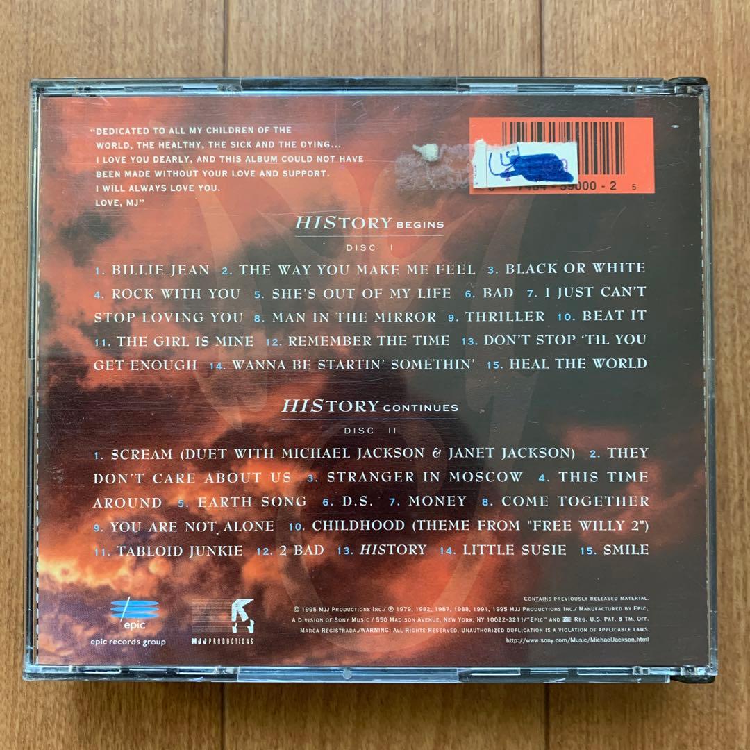 マイケル・ジャクソン HISTORY 2枚組 CD