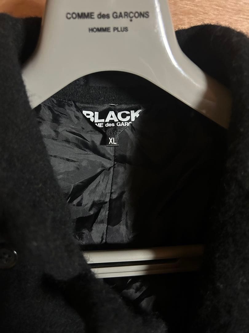 Black comme des garçons ウール縮絨　テーラードジャケット
