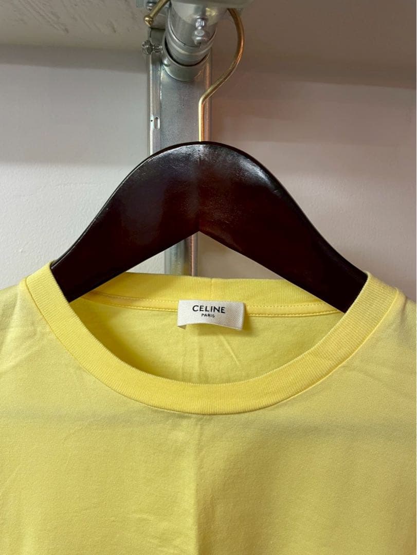 国内正規品 CELINE ロゴTシャツ L オーバーサイズ カットソー