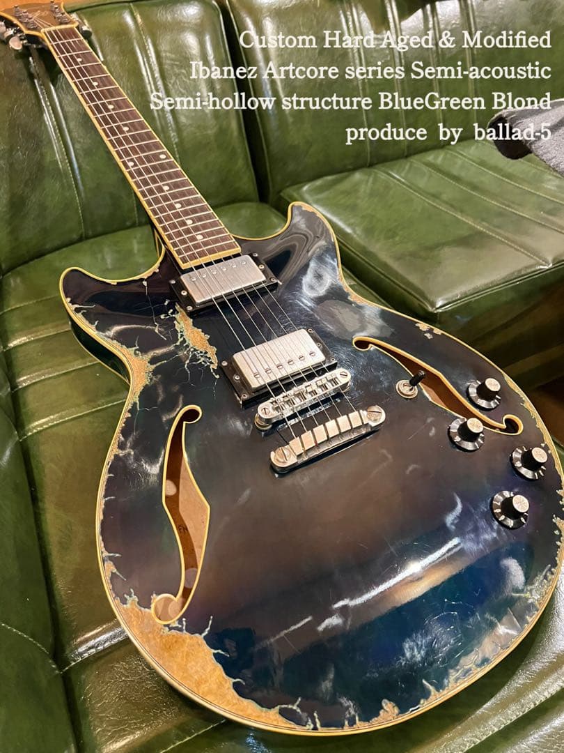 ⭐︎Custom HardAged Ibanez Artcoreセミアコ⭐︎