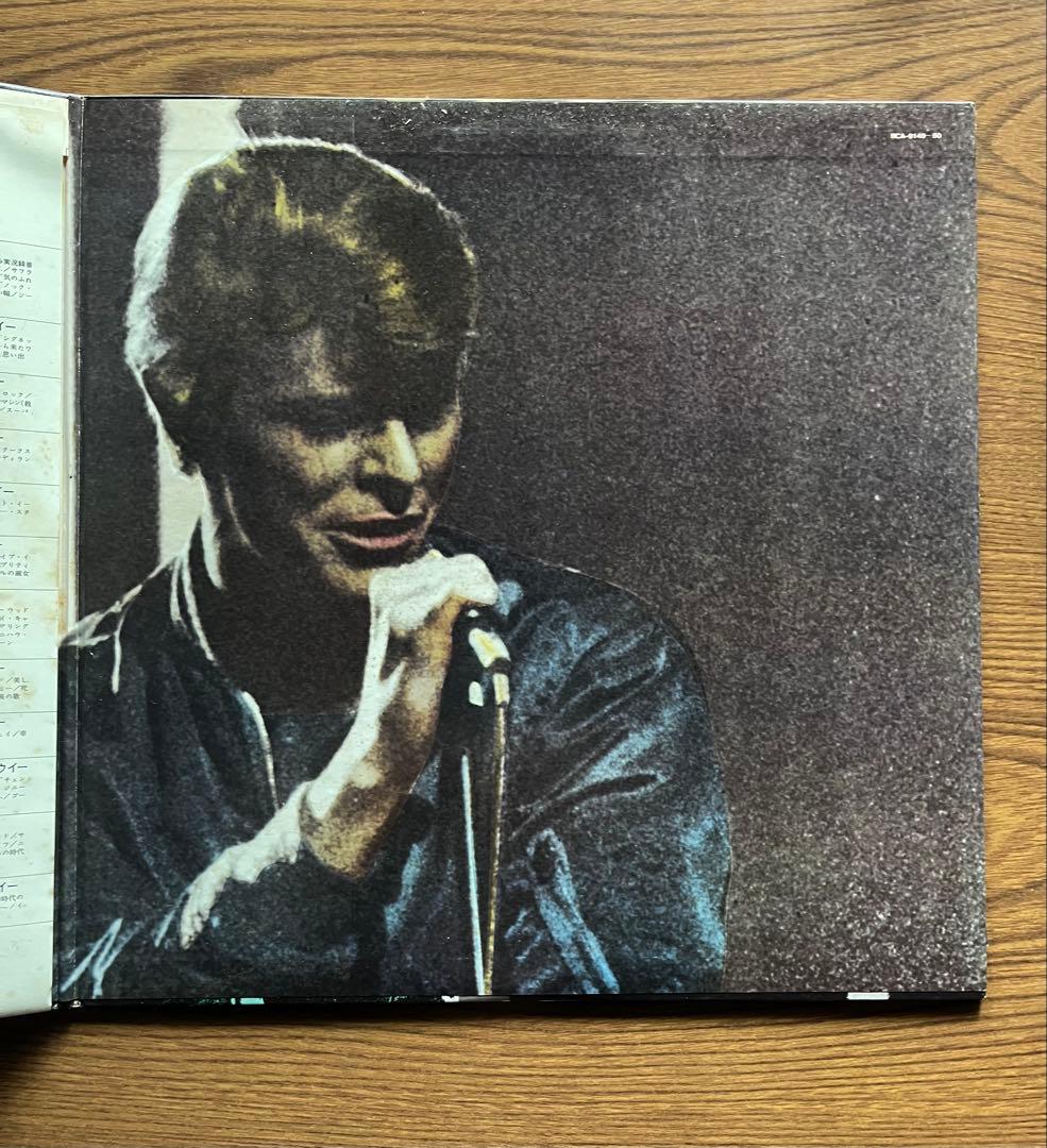 DAVID BOWIE STAGE 2LPS RCA 日本盤　歌詞カード付　帯付