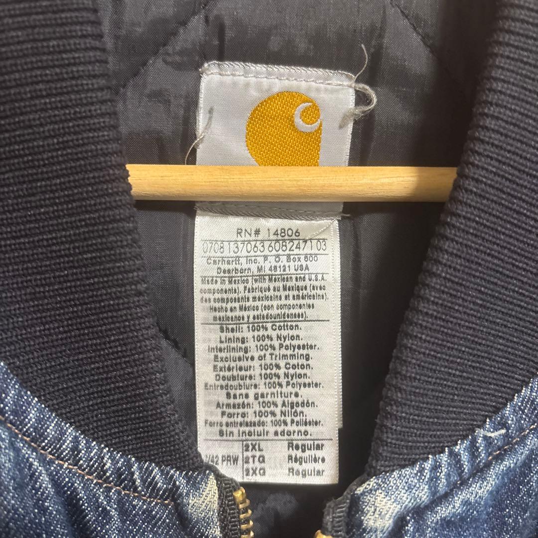 00s Carhartt ダックベスト デニム 激レア