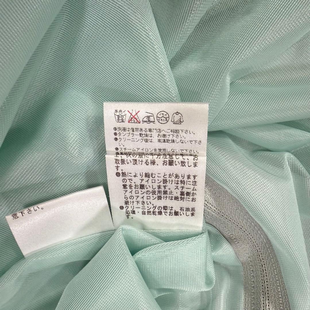美品✨フォクシーノースリーブフレアワンピース ドレス ミント クリーニング済
