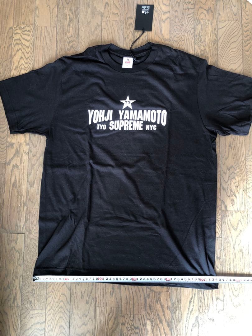 Y's Yohji Yamamoto SUPREME Tシャツ M ブラック