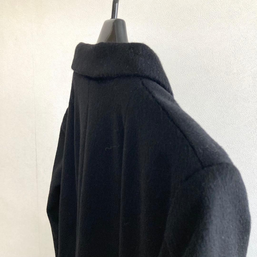 ロングコート レディース 黒 Ｌサイズ