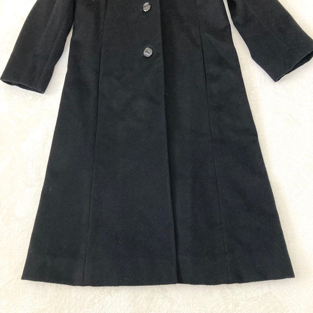 ロングコート レディース 黒 Ｌサイズ