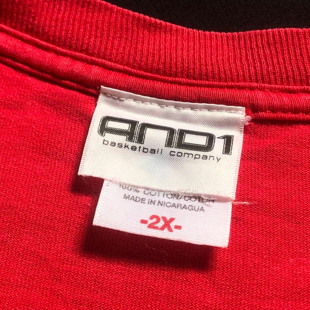 激レア AND1 STREET 2 ELITE Tシャツ AO ストリートバスケ