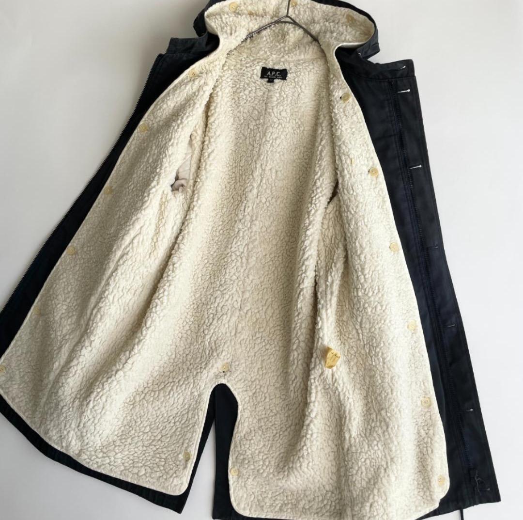 A.P.C. (hd) ボアライナー取り外し可能 モッズコート M51 パーカー