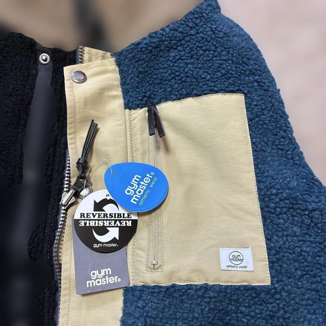 値下げ！新品‼︎ gym masterフリース リバーシブル ノースリーブベスト