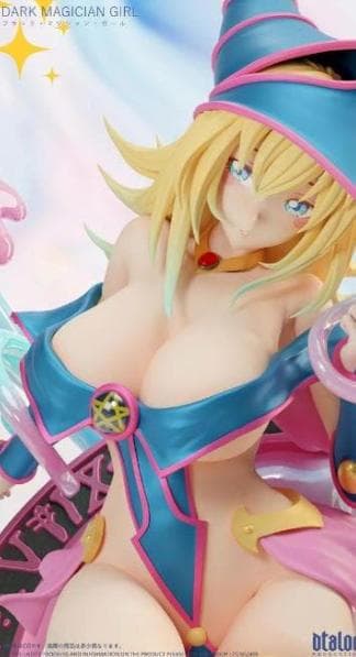 塗装済み ブラックマジシャンガール フィギュア ガレージキット 遊戯王 1/6