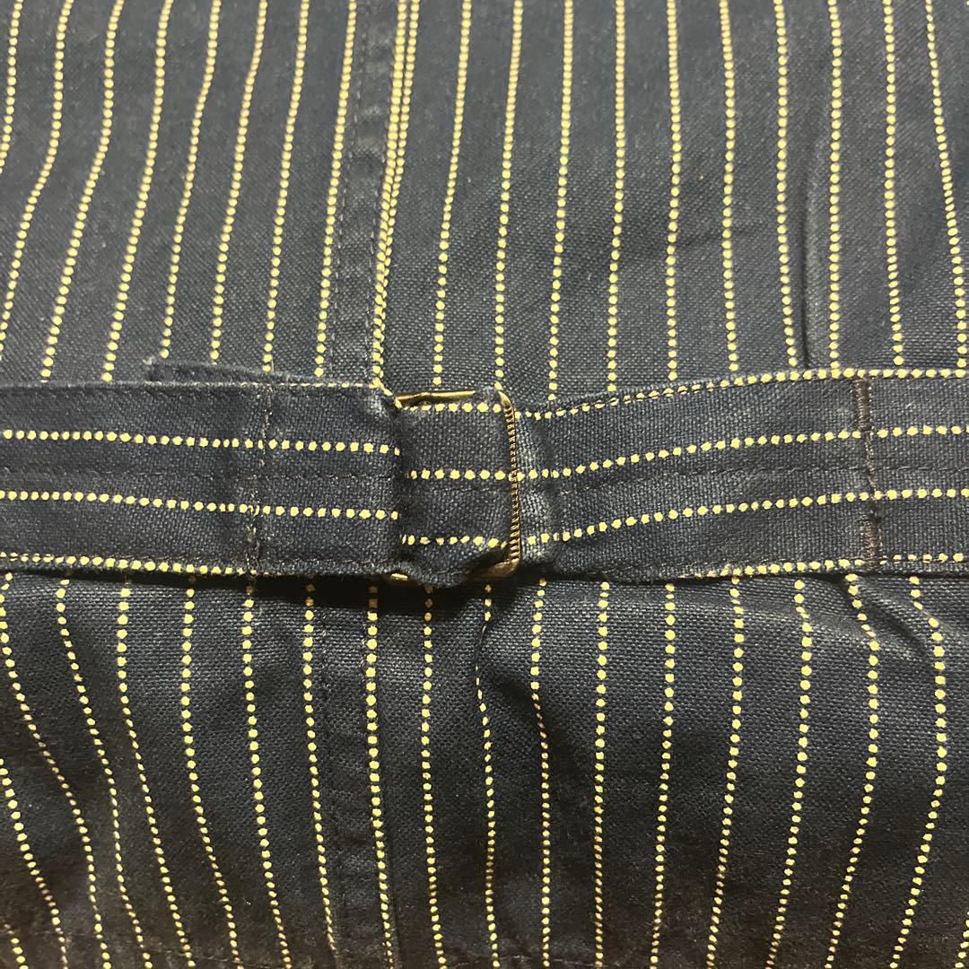 MOMOTARO JEANS ストライプ ベスト 42サイズ