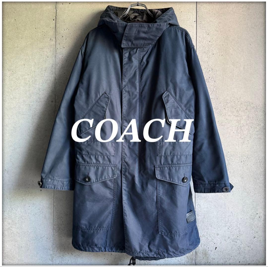 ジャケット・アウター COACH military sampling fish tail parka