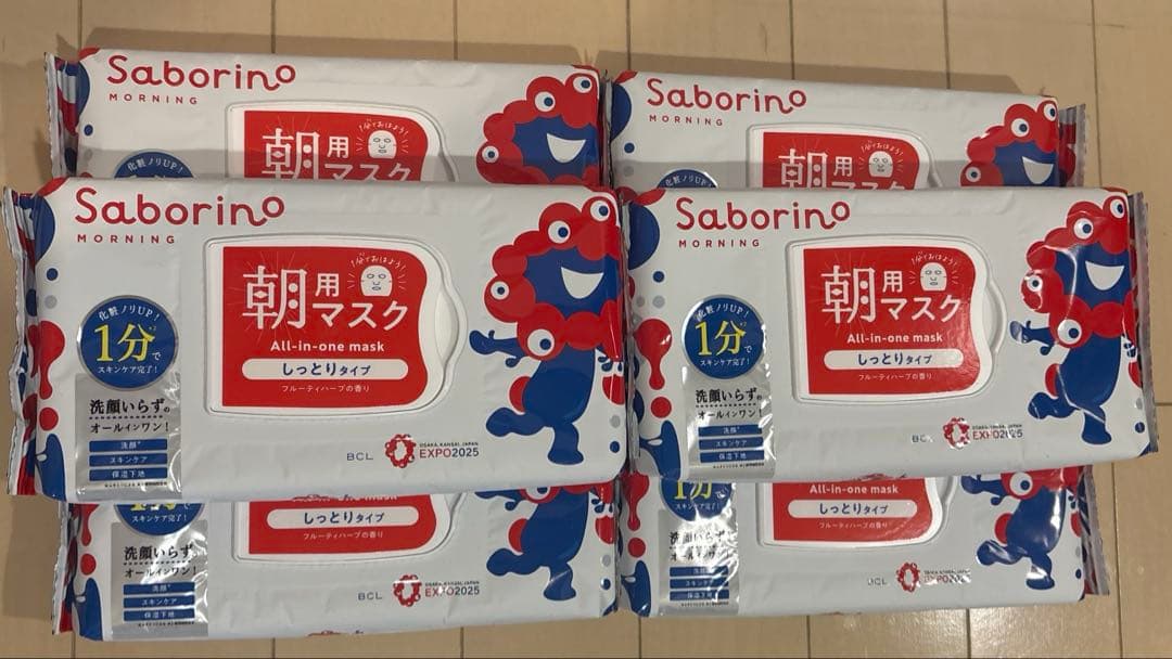サボリーノ　ミャクミャク　目ざまシート N EXPO 32枚入り　6セット