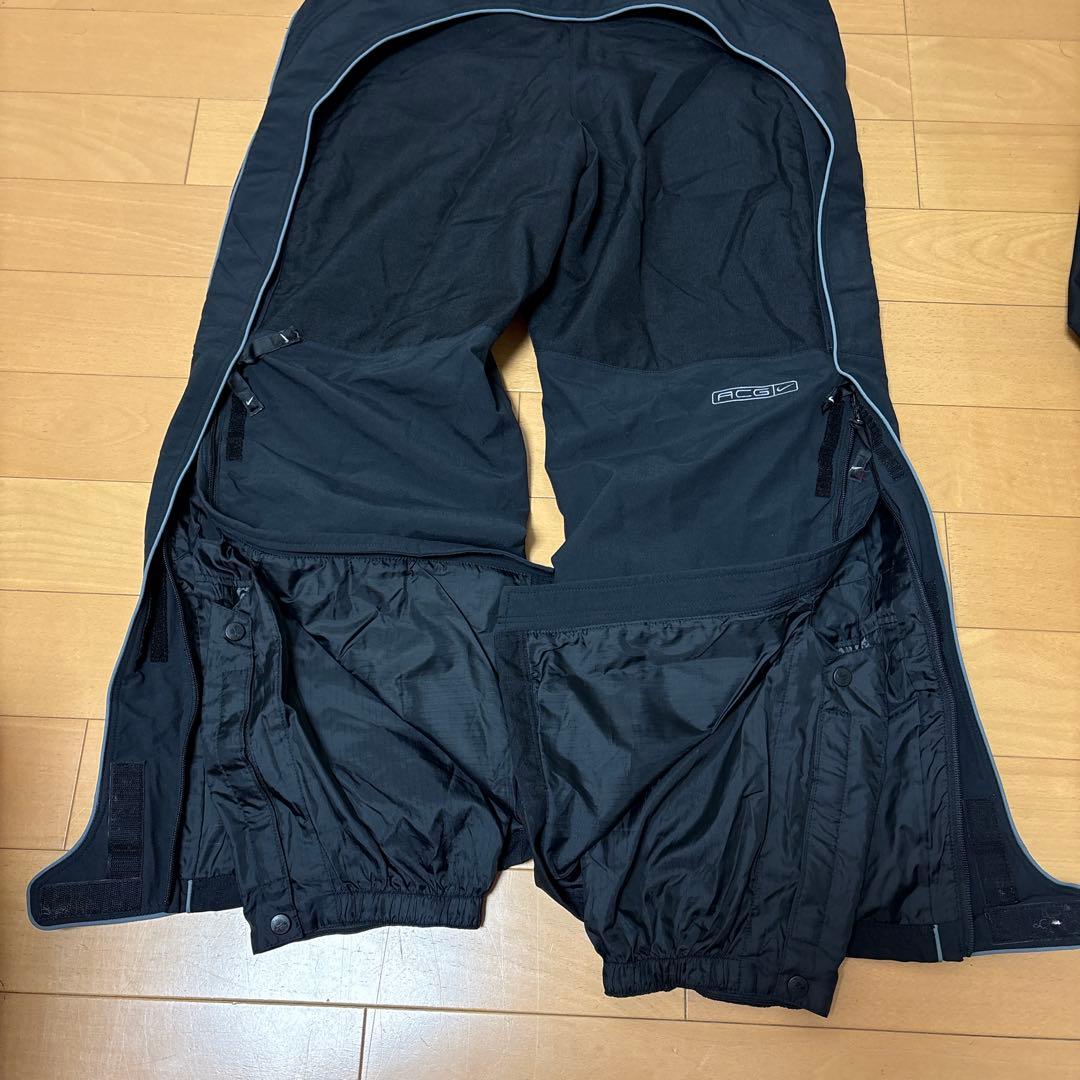 お*も様 NIKE ACG ナイキ　スノーボードパンツ　ビブパンツ　黒　L